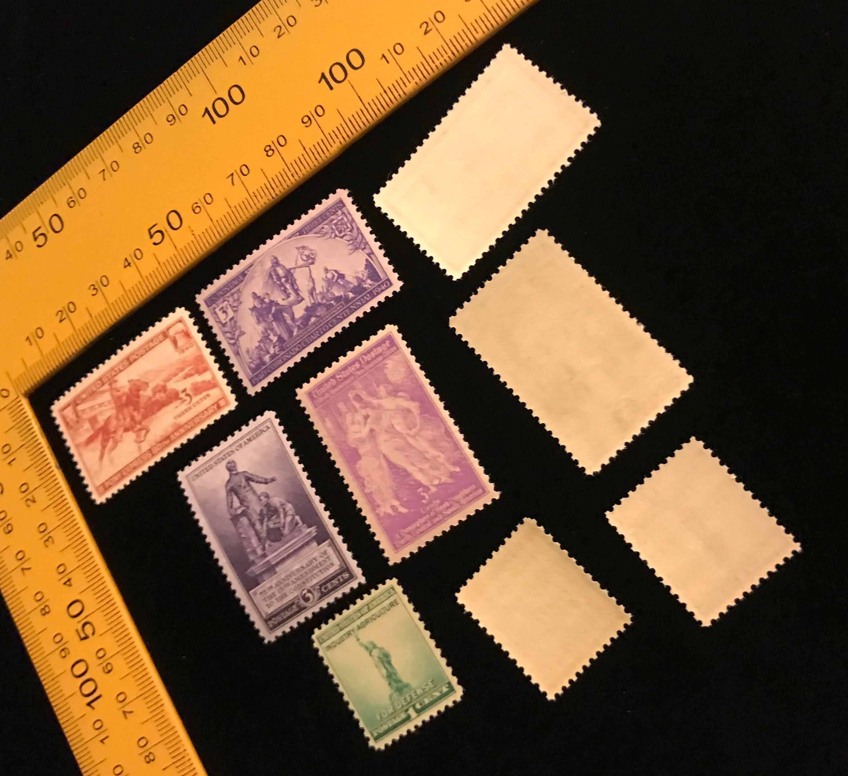 1940 US Sheet Stamps, MNH, Complete Set of 9, Scott 894-902 - Etsy display picture 1