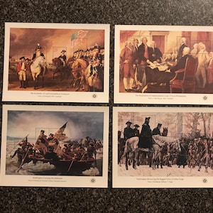 American Revolution 4 Sheet Set Artwork