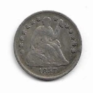 1857-P US Half Dime