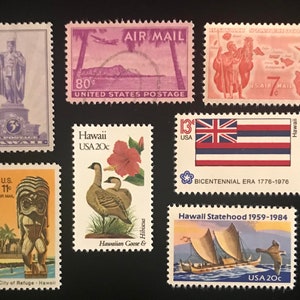 Black Heritage Vintage US Stamps, Set of 10, Issued 1978 to 1991
