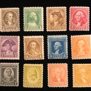 704 to 715 US Mint set of 12, vintage 1932, discount price