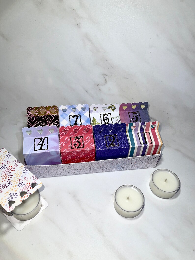 Customize Your Countdown Scented Tea Lights Celebration Countdown Pick