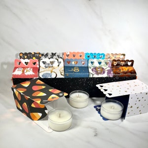 Halloween Countdown Scented Tea Lights Fall Celebration Countdown Pick your Scent Party Favor Special Event Gift for anyone Candles image 5