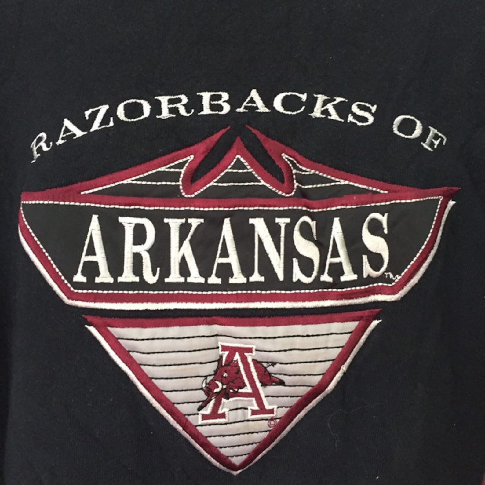 Vintage 90s Arkansas Razorbacks Sweater size XL | Etsy