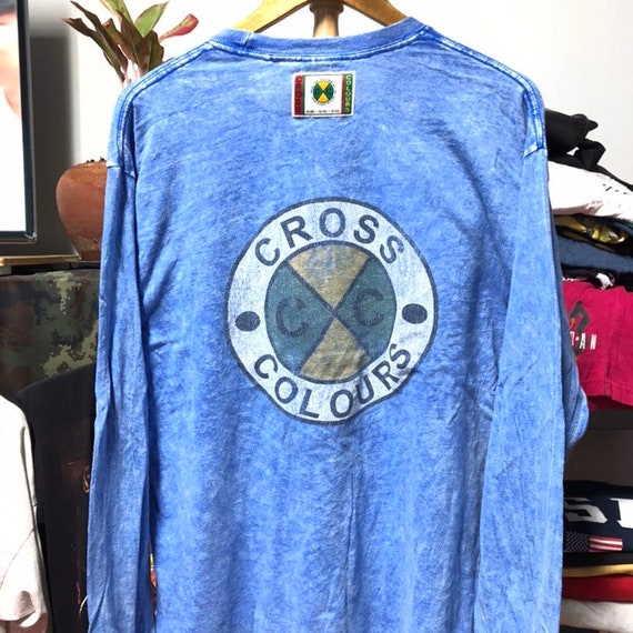 Vintage 90s Cross Colours Long Sleeve T-Shirt size