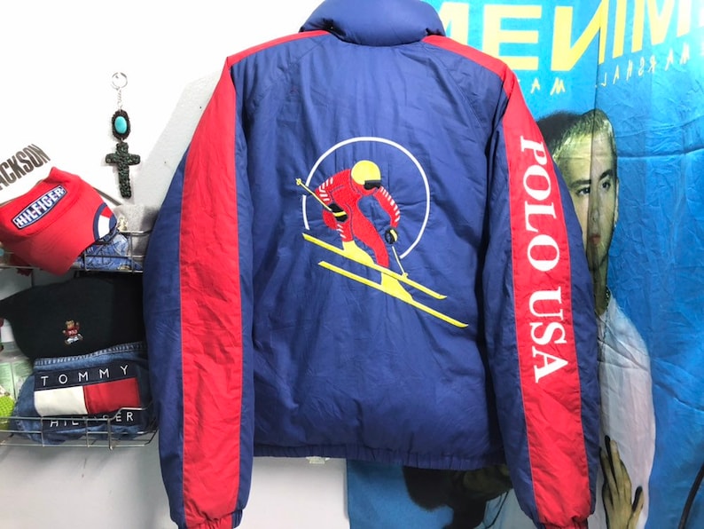 Very Rare Vintage 90s Polo Ralph Lauren Suicide Ski Jacket | Etsy