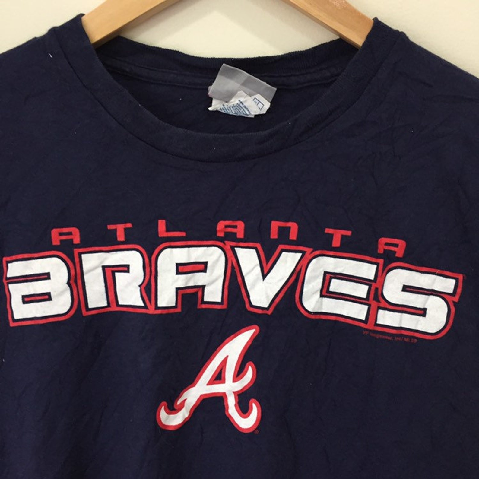 Vintage Atlanta Braves TShirt size L Etsy
