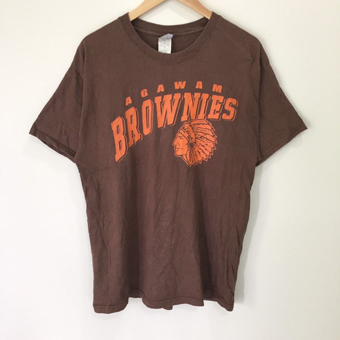 Vintage Agawam Brownies TShirt size L Etsy