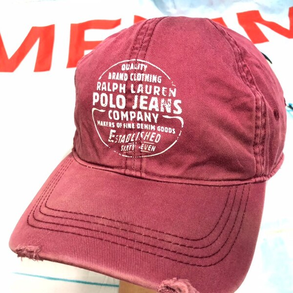 Vintage 90s Polo Ralph Lauren Hat ADJ