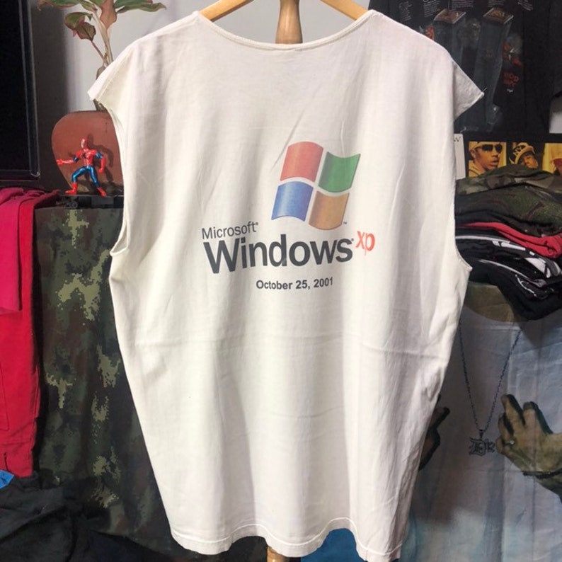 Vintage 2001 Microsoft Vest T-Shirt size XL