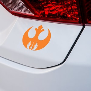 Star Wars Rebel Alliance & Jedi Order Symbol Vinyl Decal Die Cut Sticker