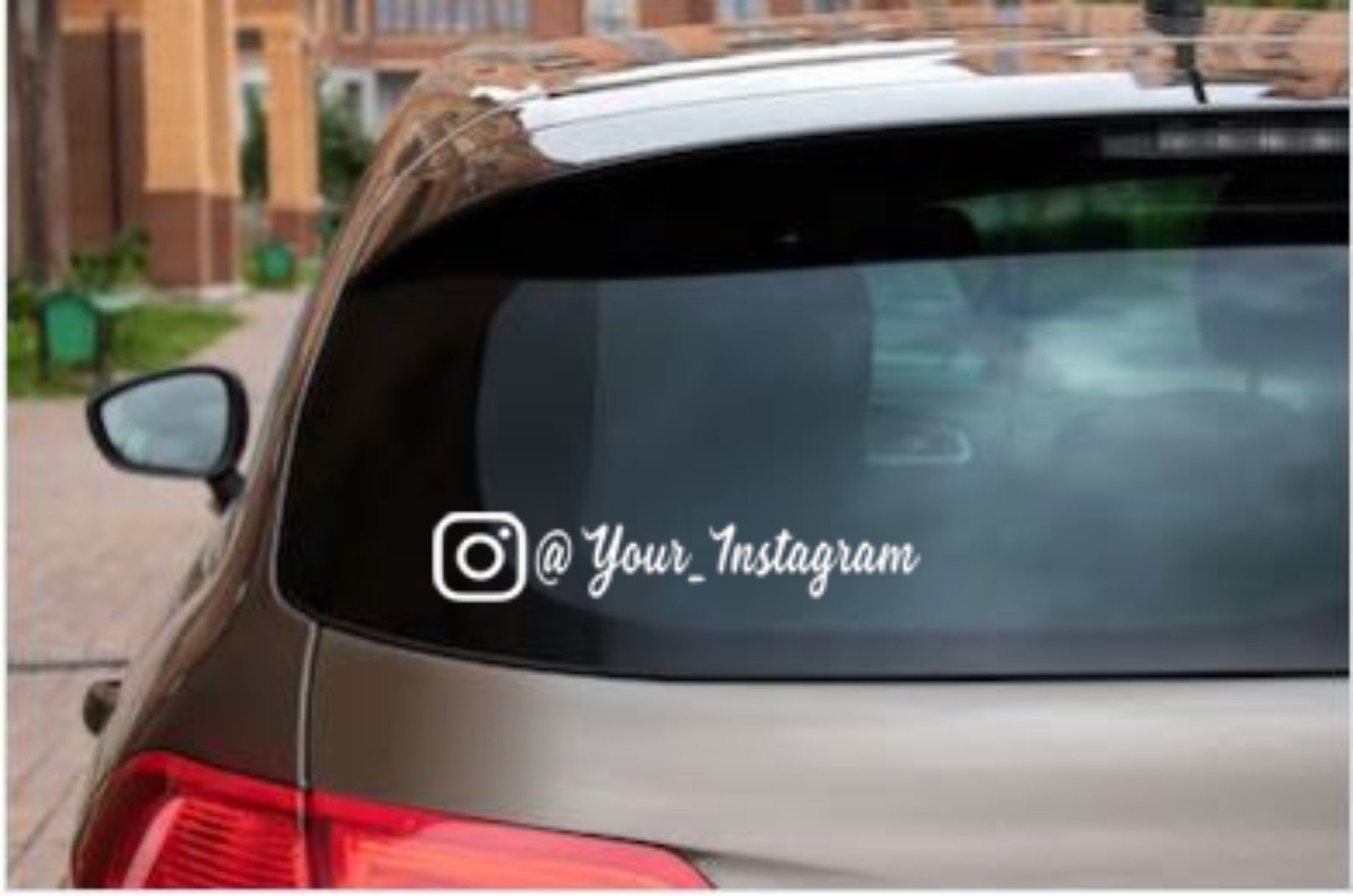Instagram Decal Window Decal PersonalizedInstagram Business Etsy