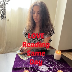 Lectura psíquica del amor el mismo día Tarot + consejos de Izaura, 98% de precisión, amor, alma gemela, llama gemela, diseño de cartas del tarot adjunto