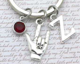 Bsl Keyring Etsy