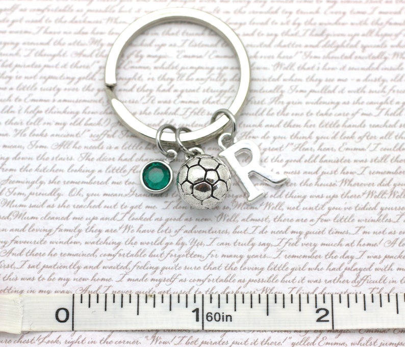 Football, 3D Soccer Ball Keyring, Footballer, Footie, Sports ...