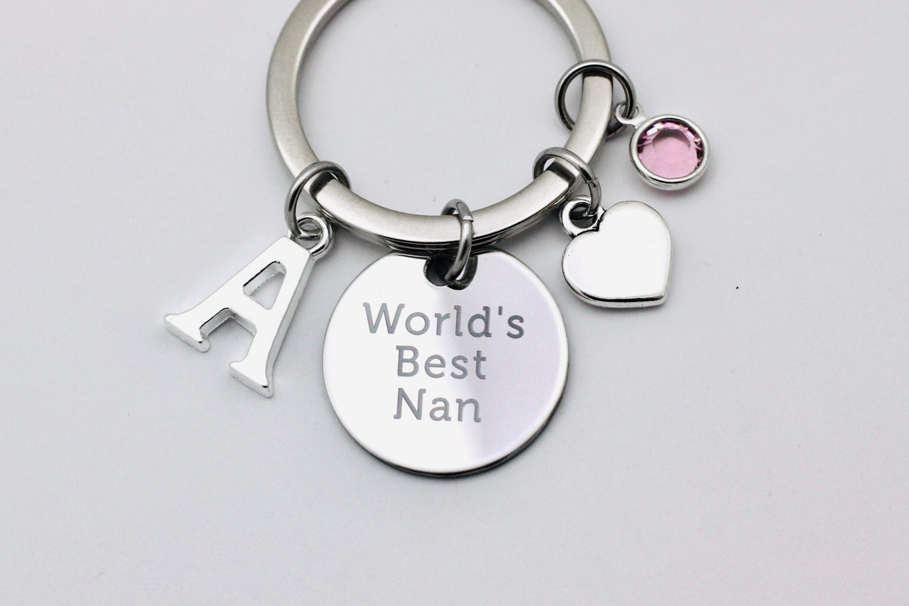 World s Best Nan Keyring Nanny Gift Nanny Keychain Nana Etsy