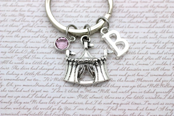 Circus Tent Keyring P T Barnum Greatest Showman Acrobatics