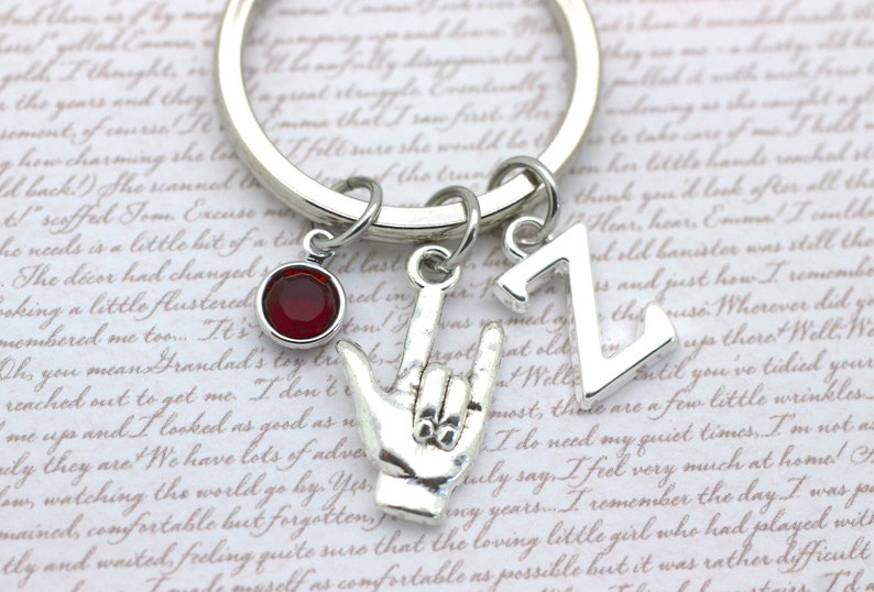 ASL I Love You Sign Language BSL Love Symbol Charm | Etsy