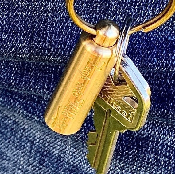 Carry Emergency Money on Your Key Ring With the Mini Brass Cash