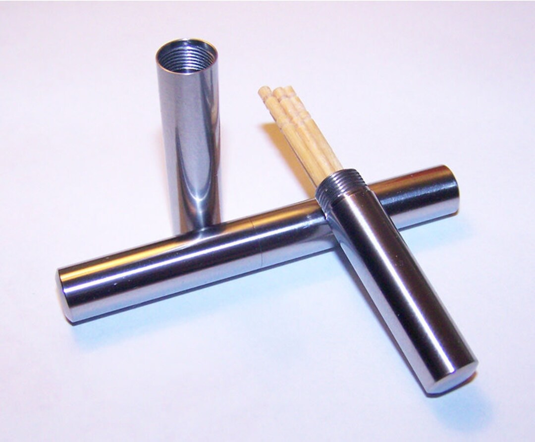 Stainless Steel Pocket Toothpick Holder Etsy