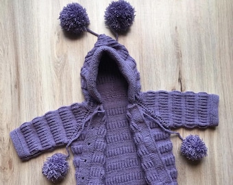 Pom Pom Sweater - Cardigan for Kids