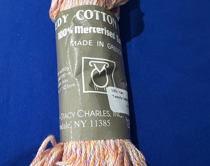 Tahki Yarns Tweedy Cotton Classic Pink Marl Discontinued Yarn! 100% cotton DK weight