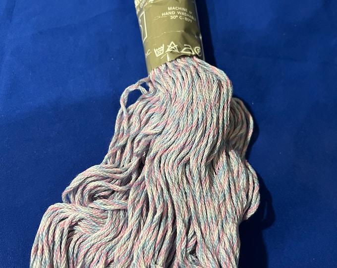 Tahki Yarns Tweedy Cotton Classic Blue Marl Discontinued Yarn! 100% cotton DK weight