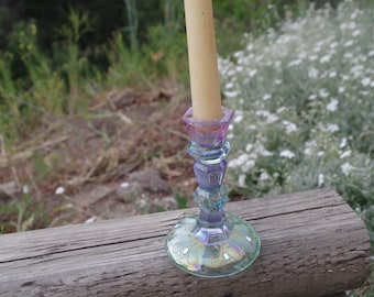 Portavelas cónico de fantasía caprichosa Partylite Mardi Grad