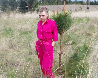 ladies cerise pink jumper