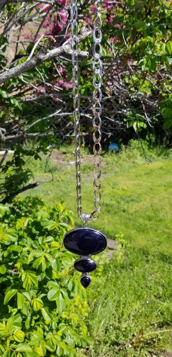 Shimmery Purple Chain necklace