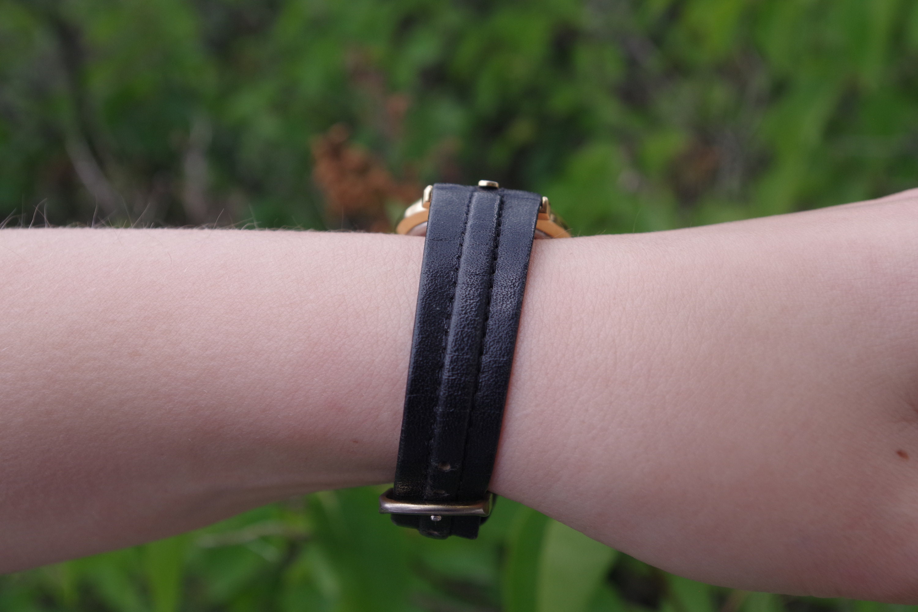 Black Pierre Cardin Genuine Leather Ladies Wrist Watch - Etsy