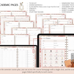 Digital Student Planner, Academic Planner, Digital Planner Ipad ...