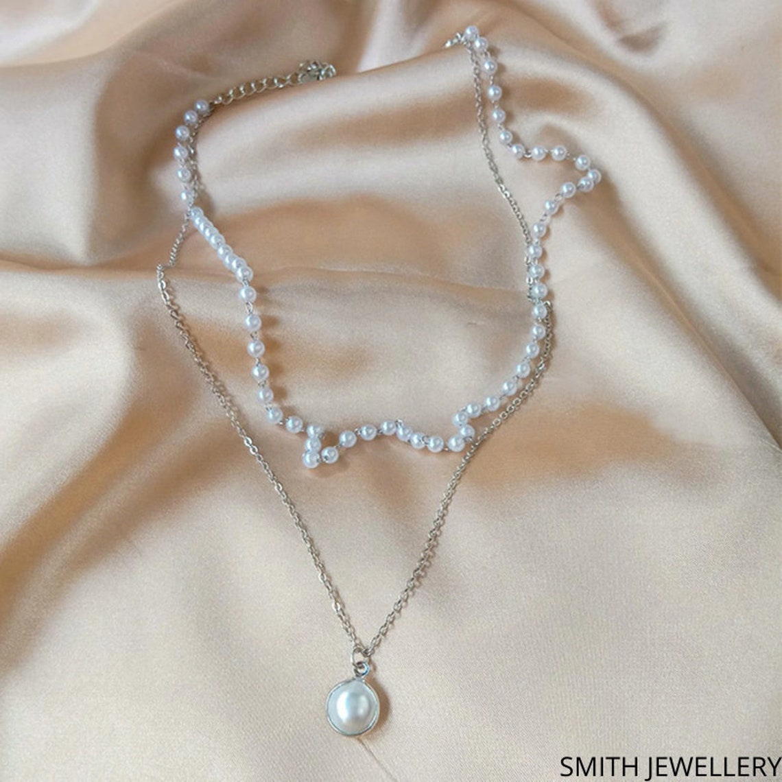 Pearl Choker Necklace Etsy