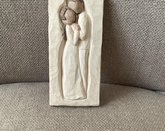Placa vintage de sauce "Abrazo" de Susan Lordi