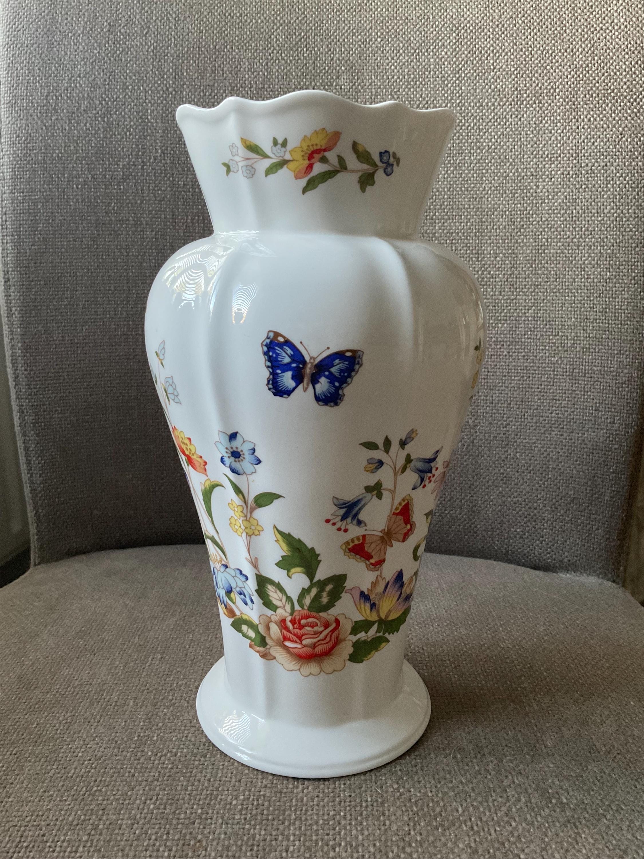 エインズレイ コテージガーデン フラワースタンド 花瓶 2本 AYNSLEY