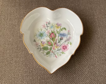 Aynsley Wild Tudor Heart Shaped Trinket Dish