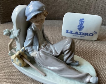 Lladro “school Days” Porcelain Figurine 7604 Mint Condition in
