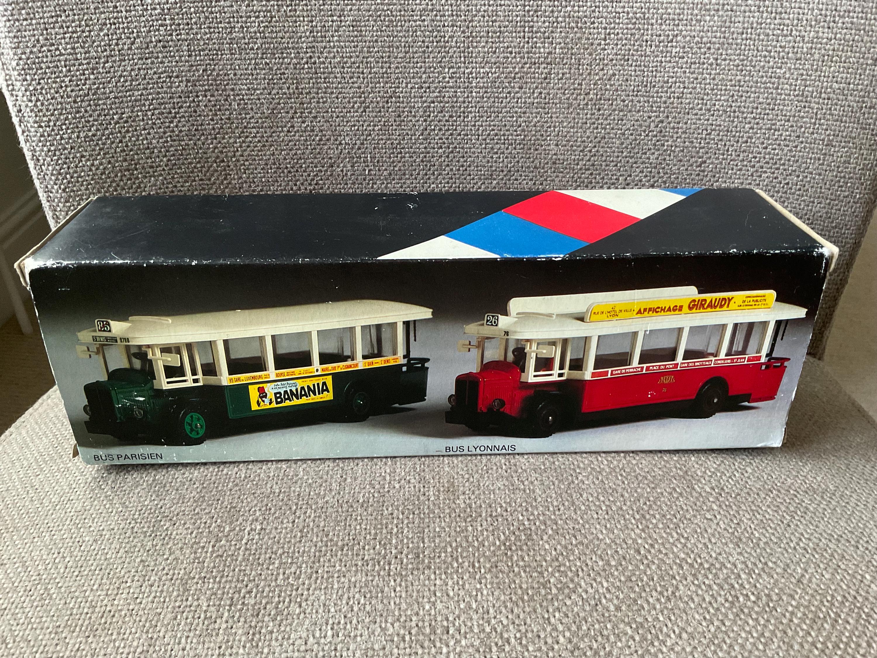 Bus Banania Renault TN6C 1934 - Solido - Maquette Miniature Occasion (toit Recollé)