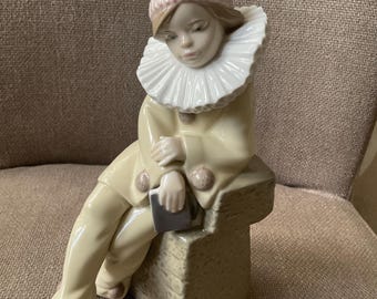 Lladro Little Jester #5203 - Etsy UK