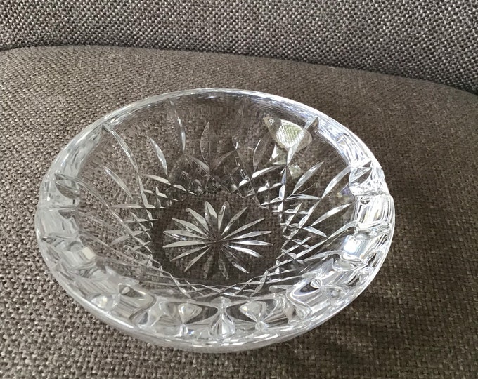 Vintage Waterford Crystal Ashtray 12 Cms D Etsy