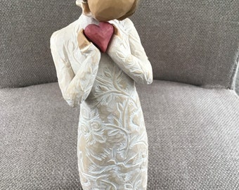 Willow Tree Je t’aime Figurine by Susan Lordi 2009 Unboxed (8.5 ins h) I Love You