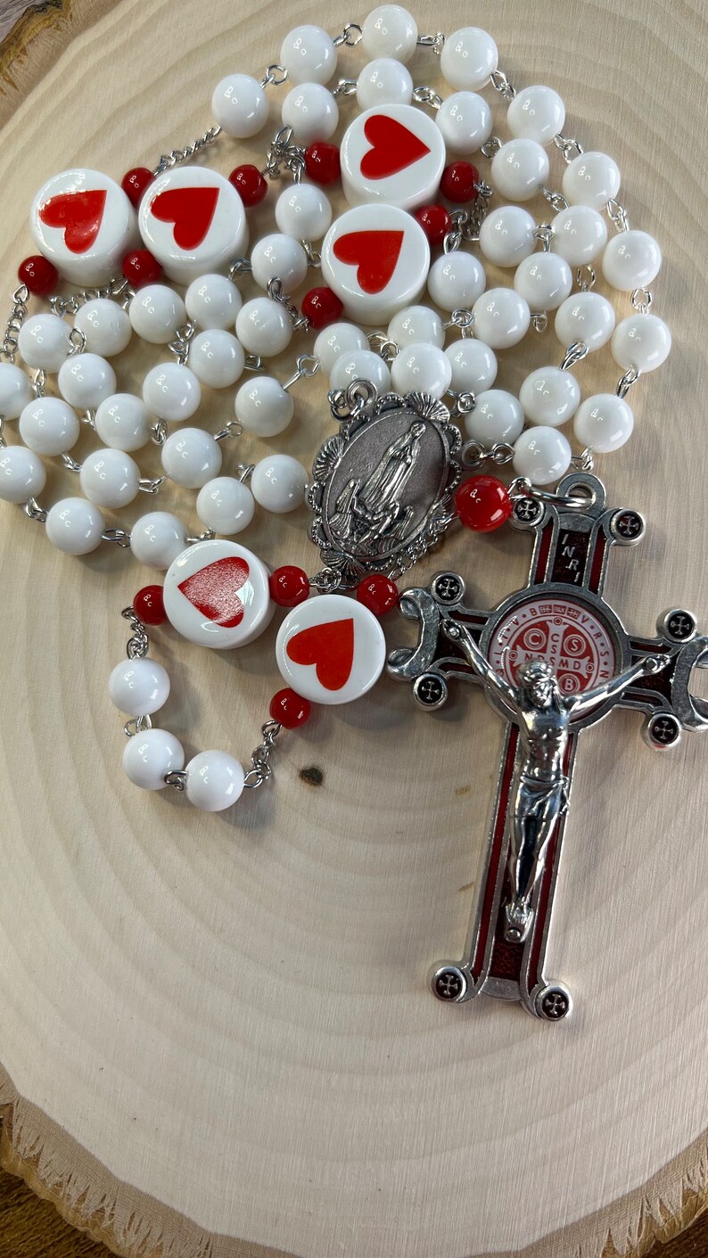 Our Lady of Fatima Rosary/ Handmade/rosaries/rosary/prayer Beads/rosary