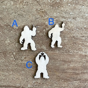 Wood Bigfoot Cutout, Sasquatch, Big Foot, Wooden Shape