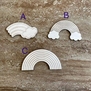 Wood Rainbow, Rainbow Decor, Nursery Decor, Rainbow Cutout