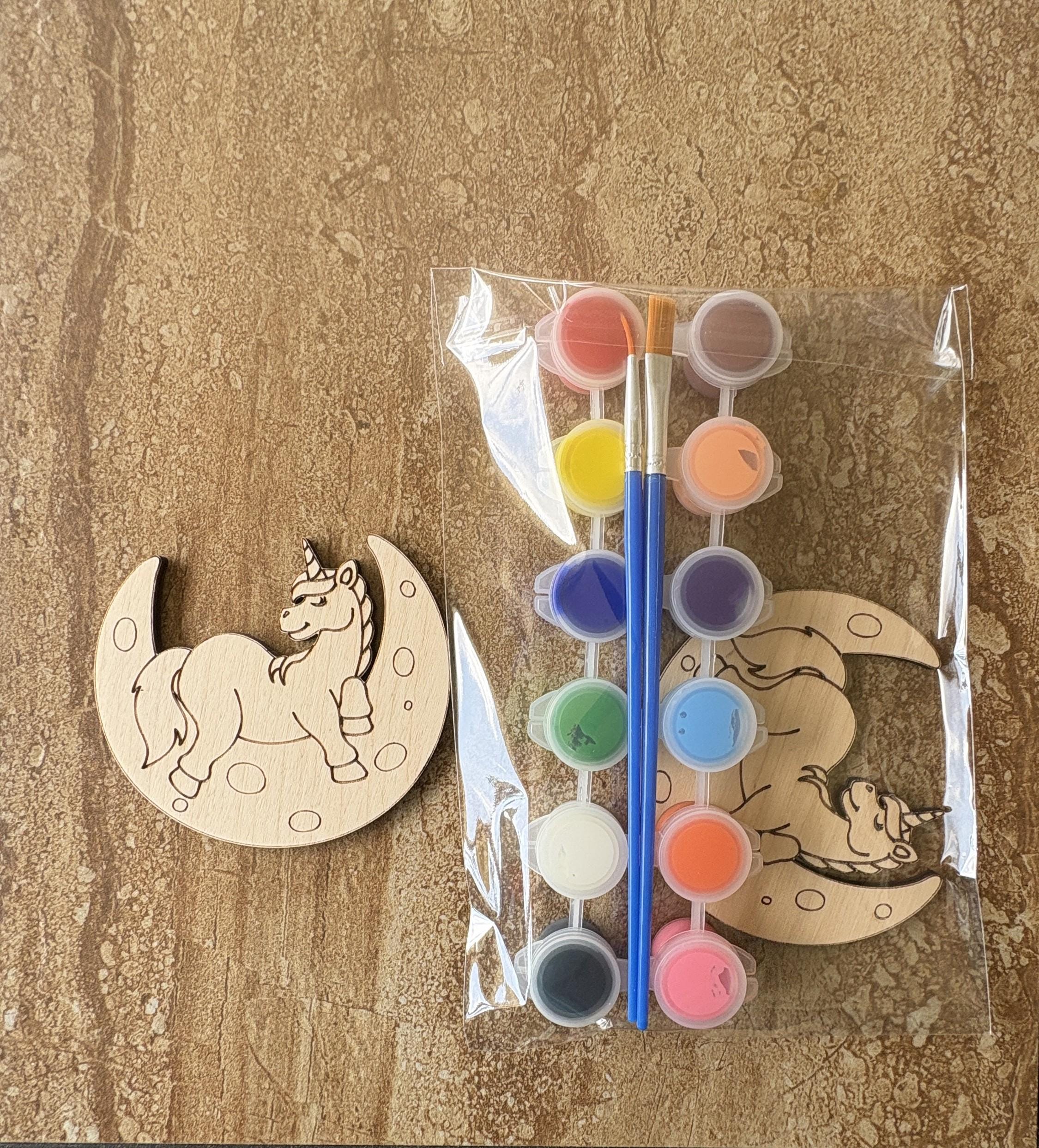 Paint Your Own Unicorn, Wood Unicorn Craft Kit, DIY Unicorn…