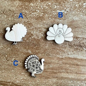 Wood Turkey Cutout, Thanksgiving Decor, Fall Harvest Sign