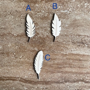 Wood Feather Cutout, Wooden Feather, Feather Shape, Wood Craft