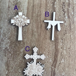 Wood Cross, Craft Cross, Wooden Wall Cross, Unfinished Cross