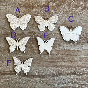 Wood Butterfly Cutout, Unfinished Craft & Decor Blanks