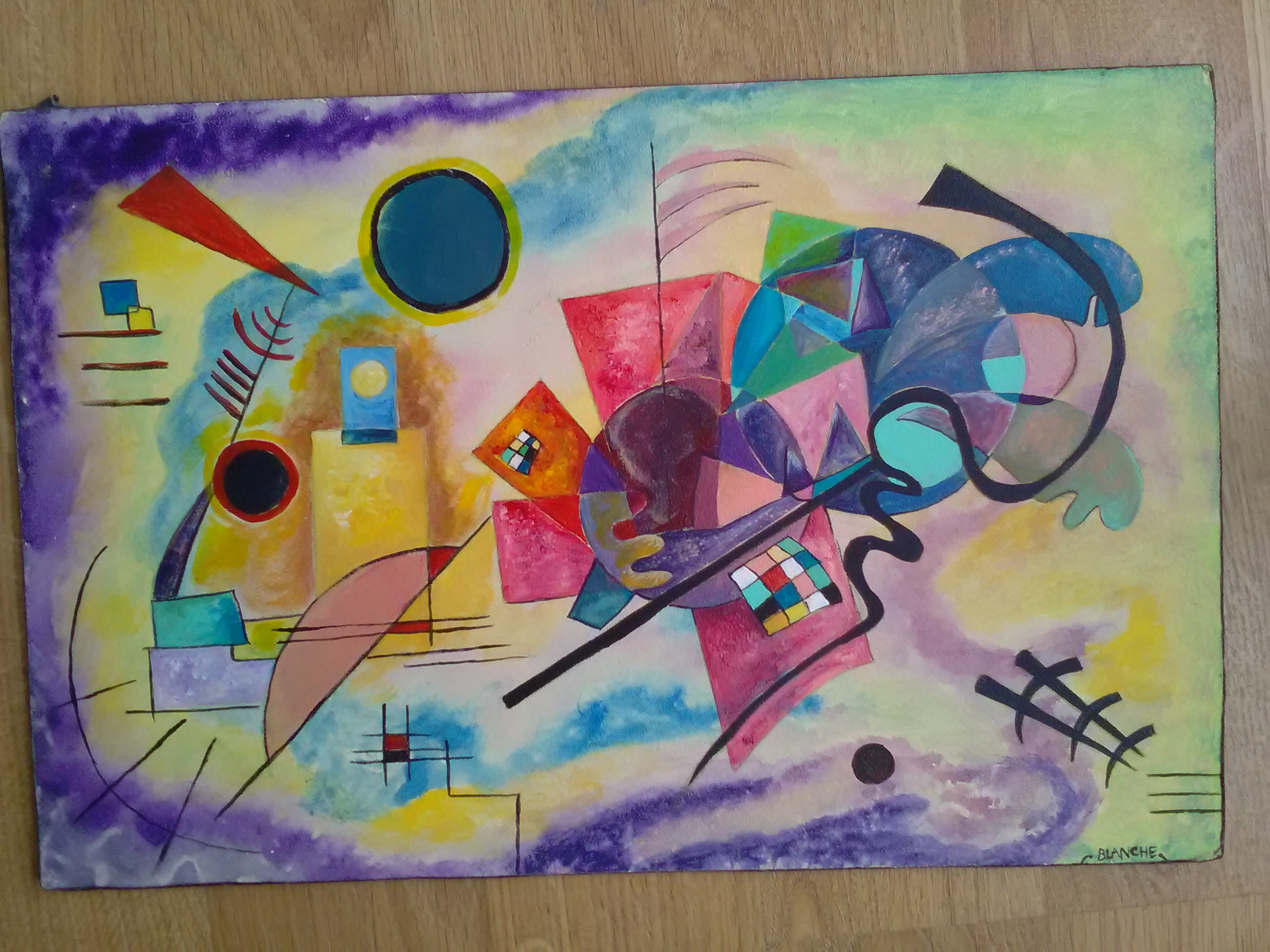 Composition d'après Kandinsky